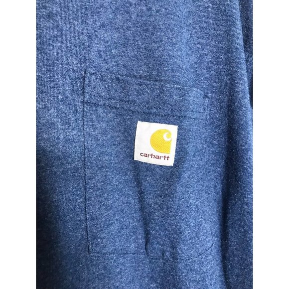 Carhartt Men's 2XL Blue T-Shirt - Picture 2 of 7